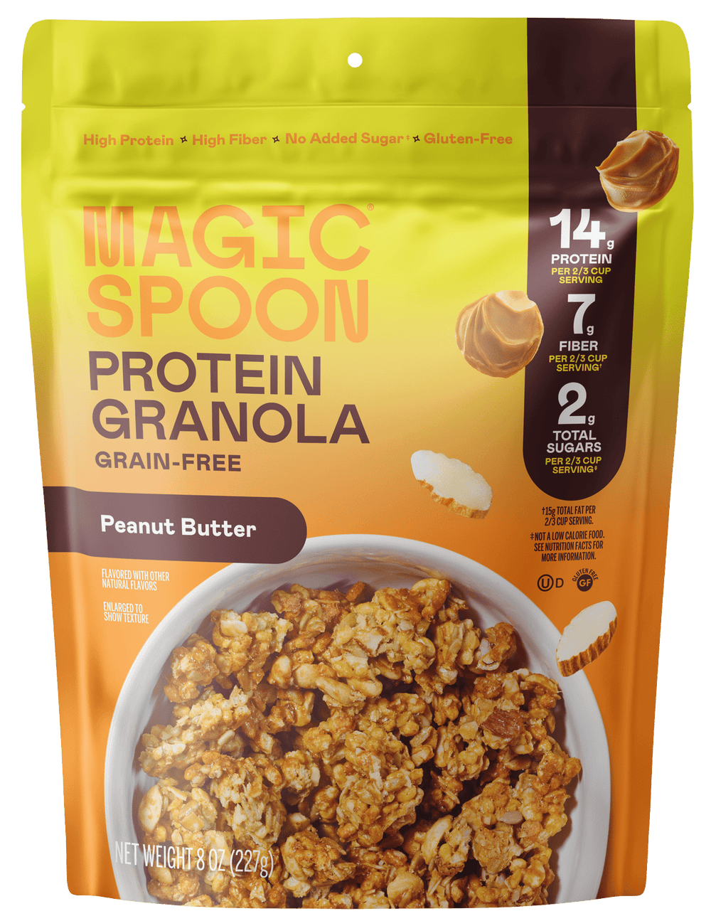 Magic Spoon Grain-Free Peanut Butter Protein · Granola · 227 g · bolsa