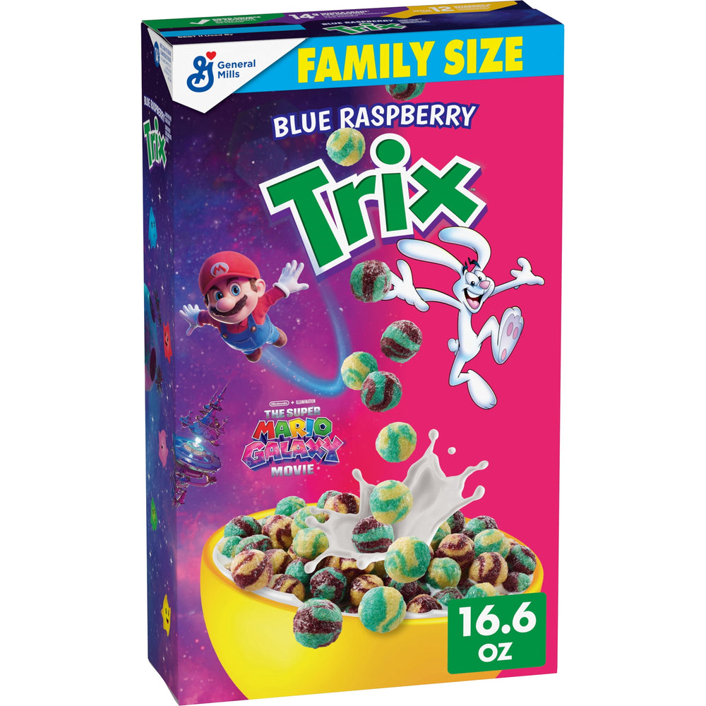 Trix Blue Raspberry · Cereal · 471 g · tamaño familiar