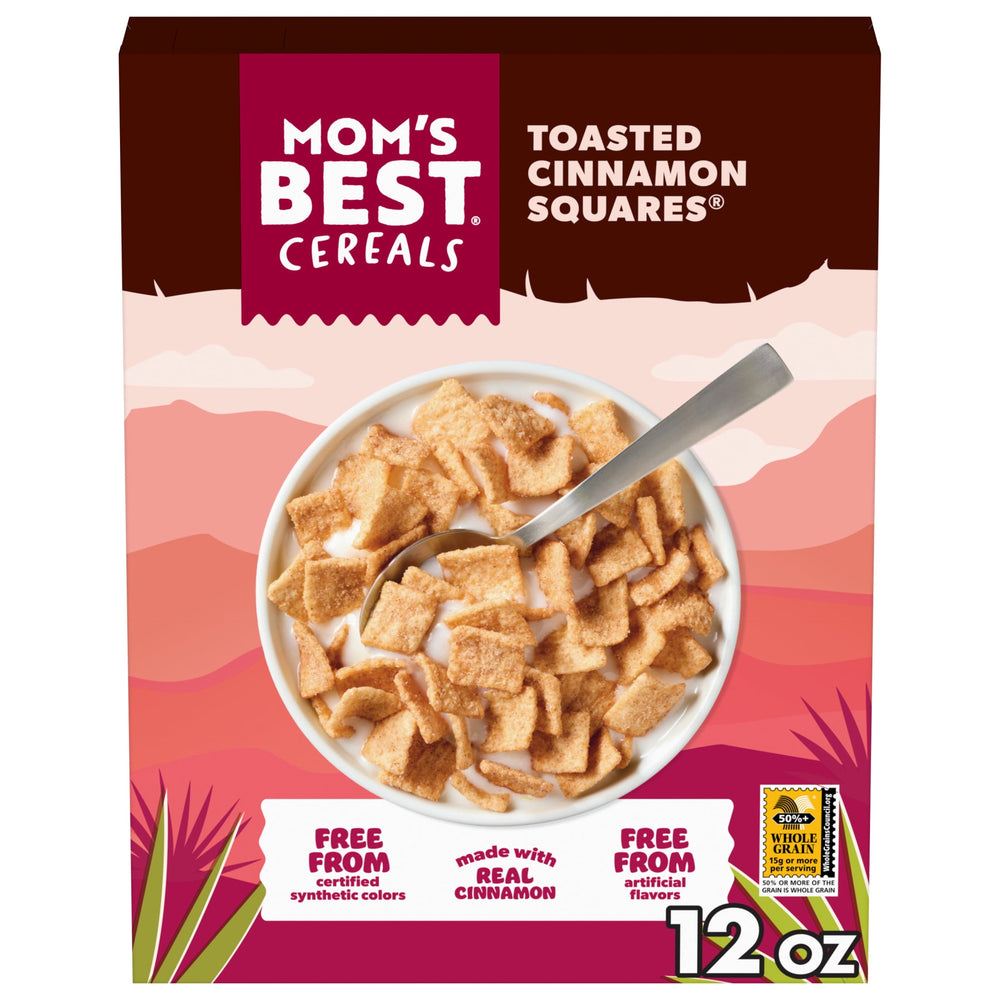 Mom's Best Toasted Cinnamon Squares · Cereal · 340 g