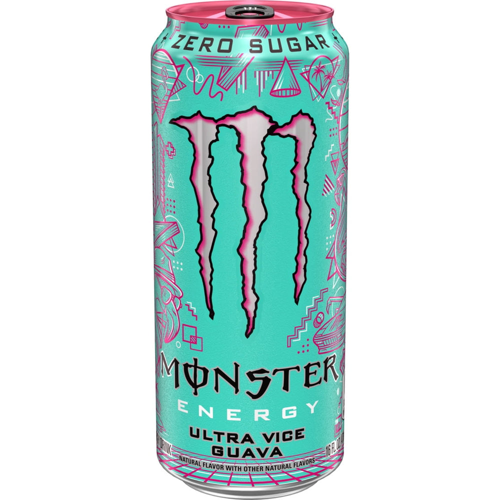 Monster Energy Ultra Vice Guava Zero Sugar · Bebida energética · 473 ml