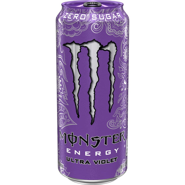 Monster Energy Ultra Violet Zero Sugar · Bebida energética · 473 ml