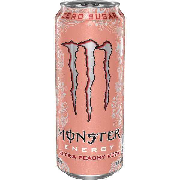 Monster Energy Ultra Peachy Keen Zero Sugar · Bebida energética · 473 ml