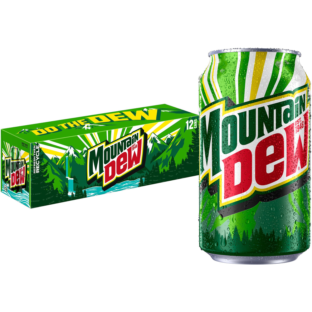 Mountain Dew Original Soda · Refresco · 12 pzas de 355 ml