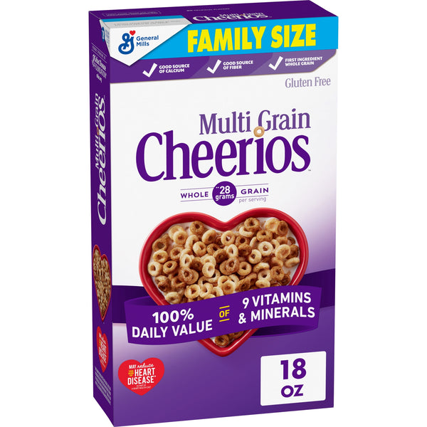 Multi Grain Cheerios Heart Healthy · Cereal · 510 g · tamaño familiar