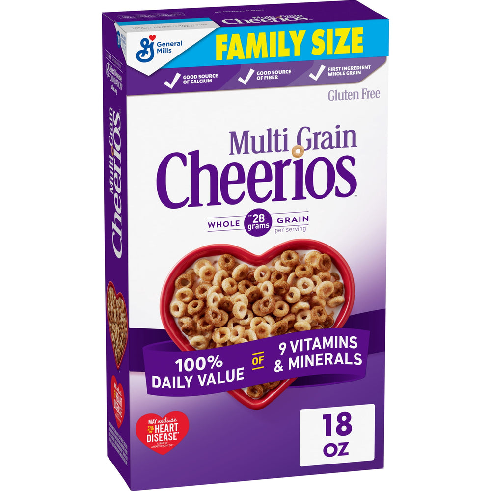 Multi Grain Cheerios Heart Healthy · Cereal · 510 g · tamaño familiar