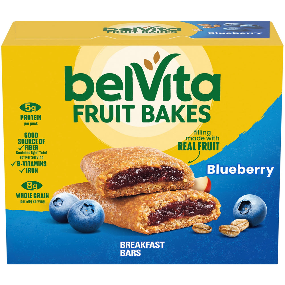 belVita Fruit Bakes Blueberry · Galletas · 5 pzas