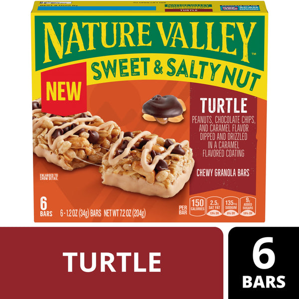 Nature Valley Turtle Sweet and Salty Nut · Barras · 6 barras