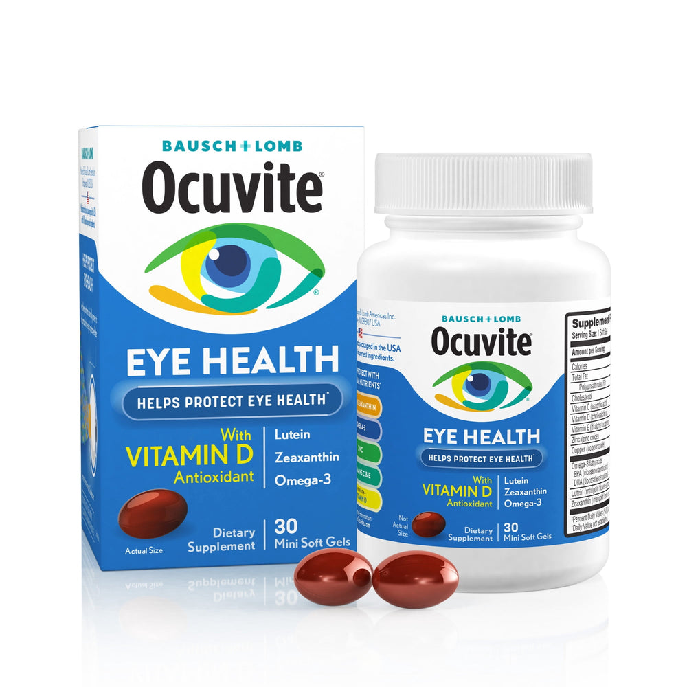 Bausch + Lomb Ocuvite · Suplemento vitamínico ocular · 30 cápsulas