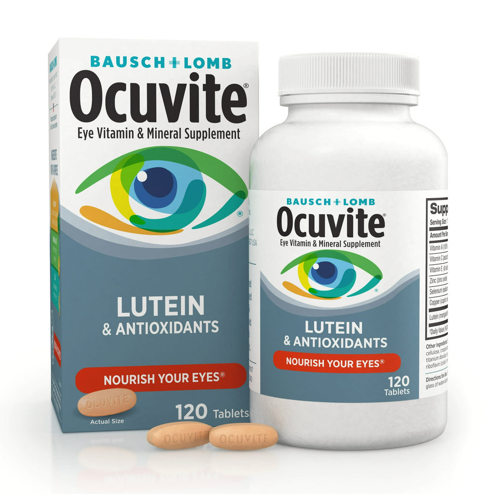 Bausch + Lomb Ocuvite · Suplemento vitamínico · 120 tabletas