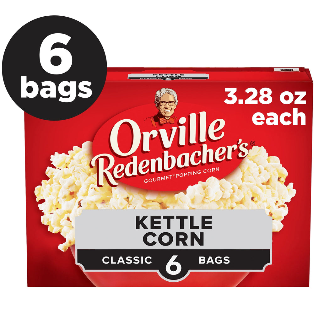 Orville Redenbacher’s Kettle Corn · Palomitas · 6 pzas de 94 g