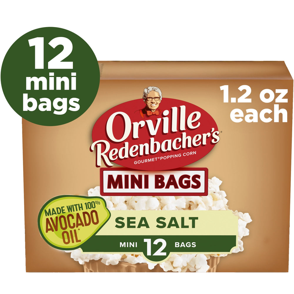 Orville Redenbacher’s Sea Salt With Avocado Oil · Palomitas · 12 pzas de 34 g