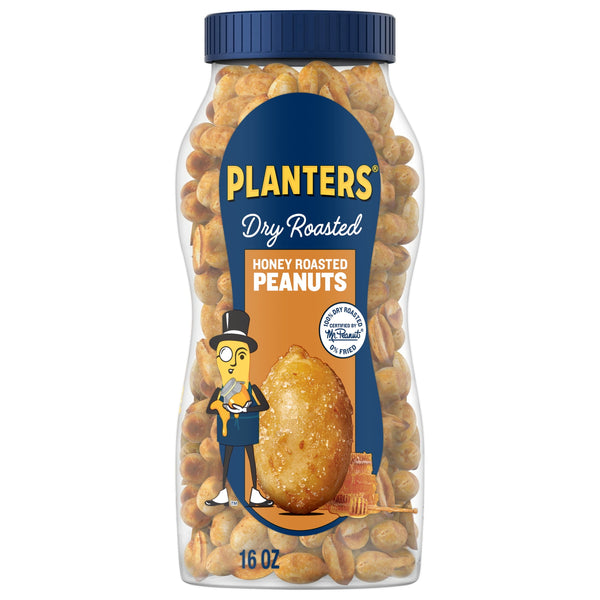 PLANTERS Honey Roasted Party · Snack salado · 454 g · frasco