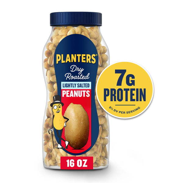 Planters Salted Dry Roasted · Snack salado · 7 g · frasco