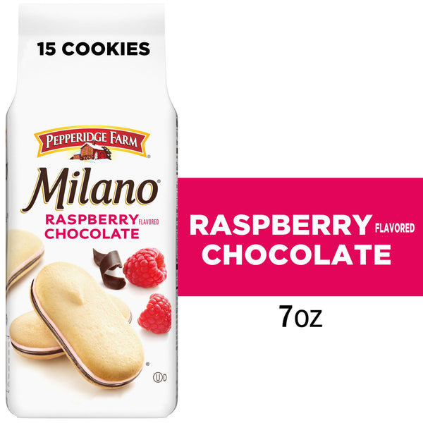 Pepperidge Farm Milano Raspberry Chocolate · Galletas · 198 g · bolsa