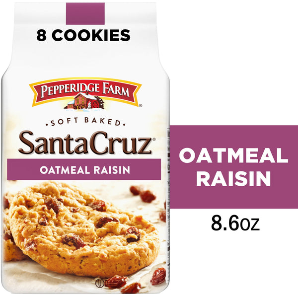 Pepperidge Farm Santa Cruz Raisin · Galletas · 8 galletas de 244 g