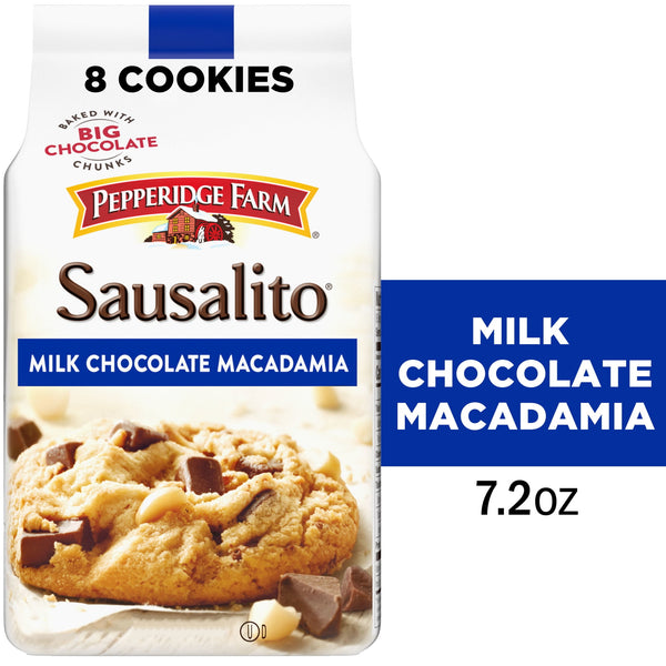 Pepperidge Farm Sausalito Milk Chocolate Macadamia Nut · Galletas · 8 galletas de 204 g