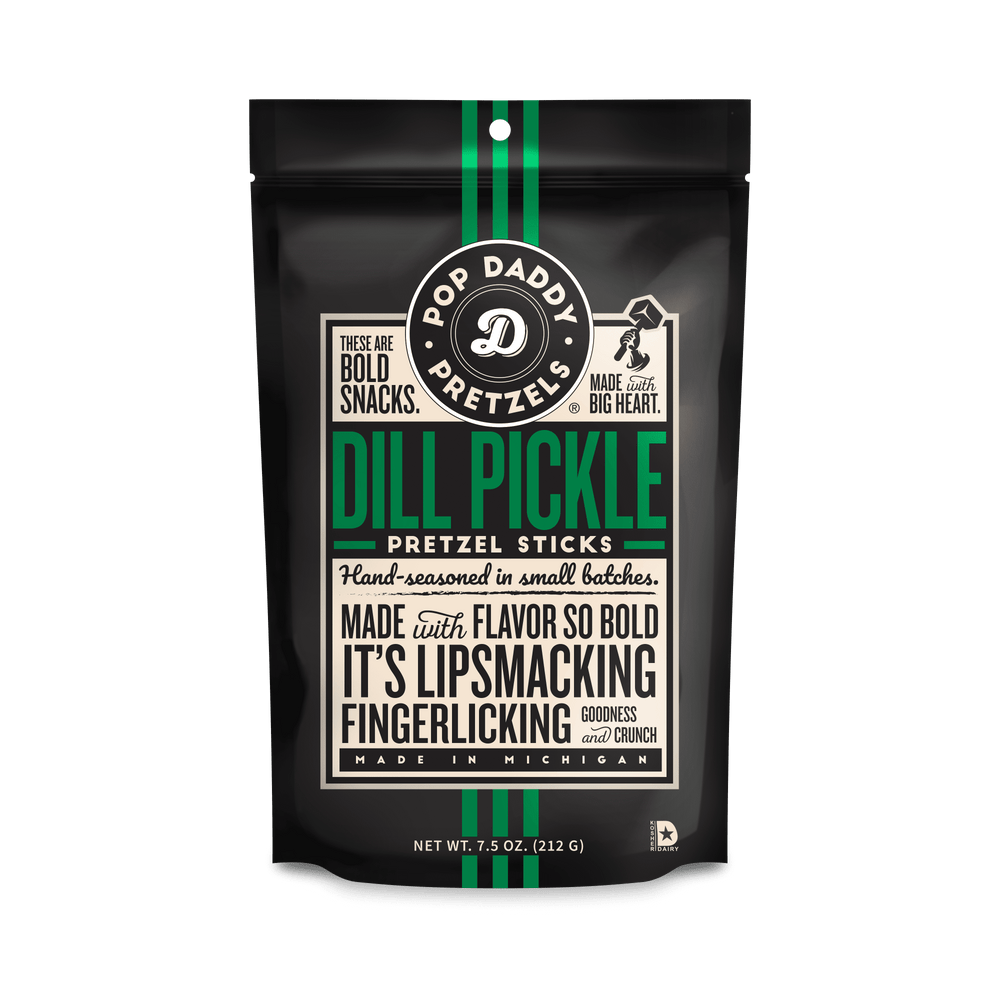 Pop Daddy Dill Pickle · Pretzels · 213 g