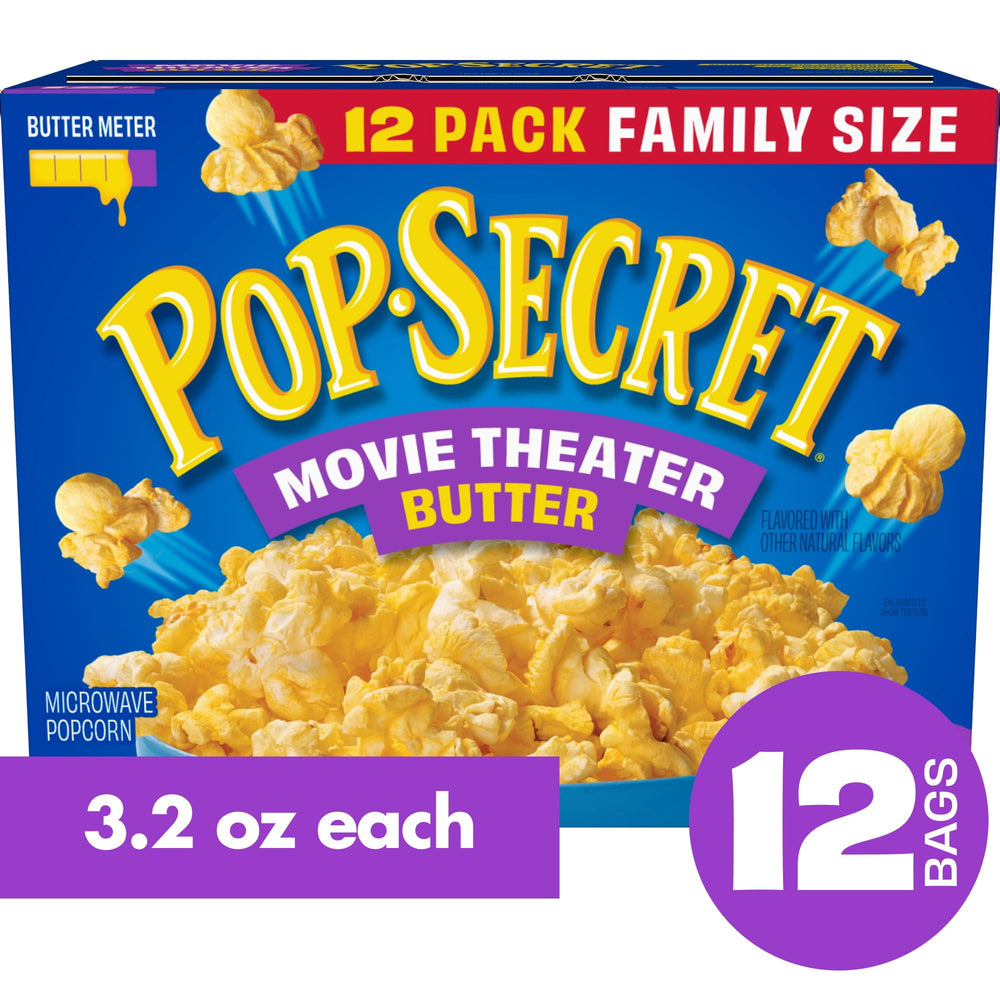 Pop Secret Movie Theater Butter · Palomitas · 12 pzas de 85 g