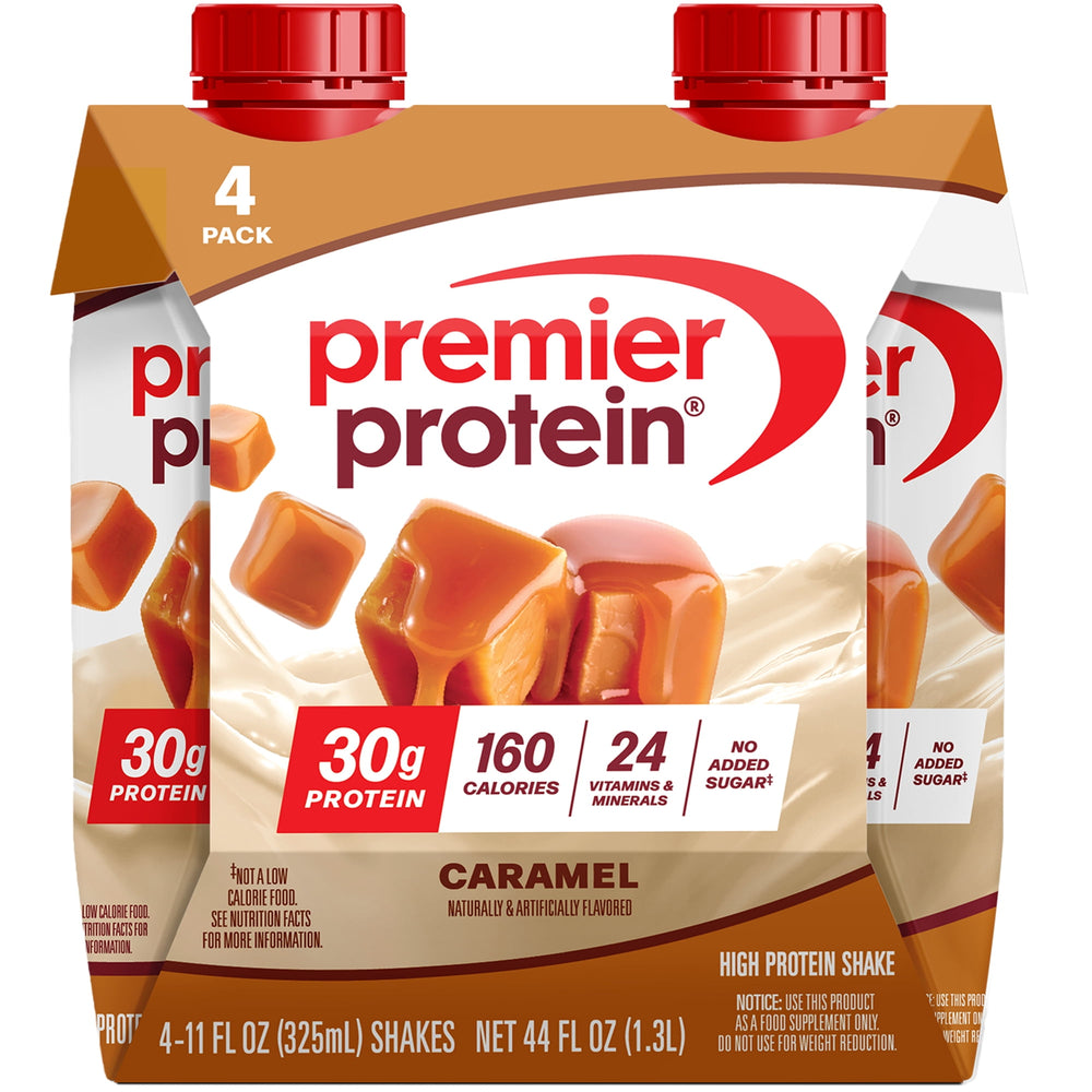Premier Protein Caramelo · Batido proteínico · 4 × 325 ml