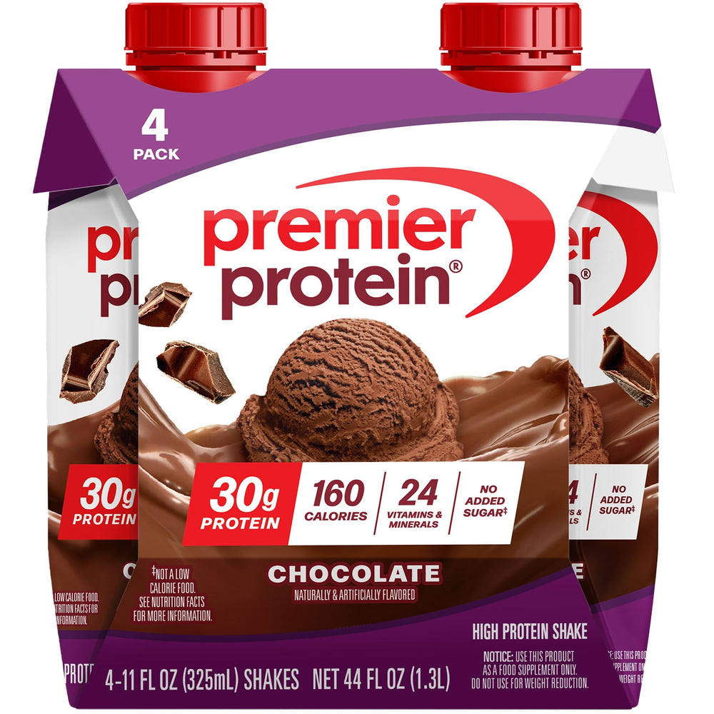 Premier Protein Chocolate · Batido proteico · 4 × 325 ml