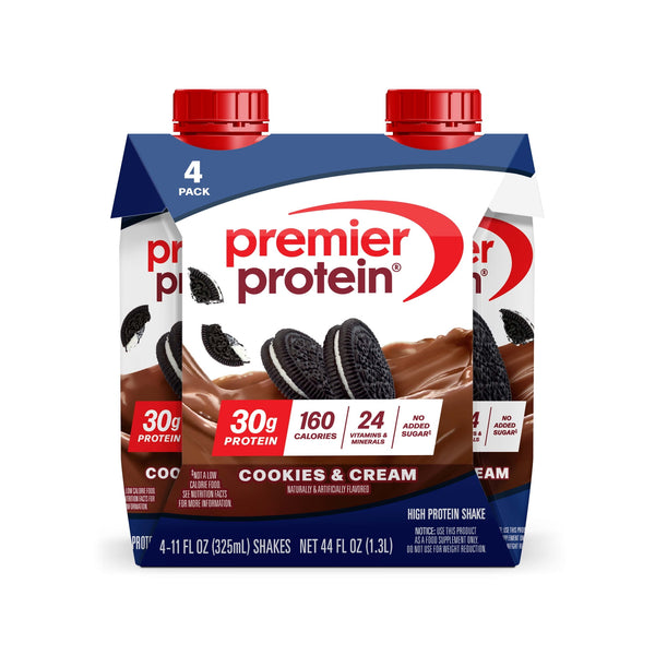 Premier Protein Shake · Batido alto en proteína · 1.3 L (4 pack)