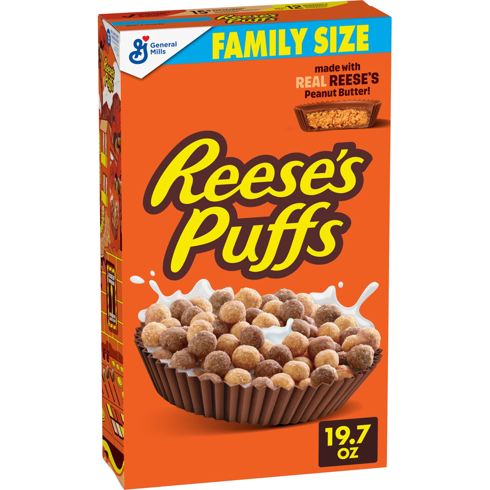 REESE'S PUFFS Chocolatey Peanut Butter · Cereal · 558 g · tamaño familiar
