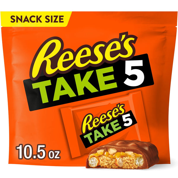 Reese's Take 5 Pretzel Peanut and Chocolate · Pretzels · 298 g · bolsa · tamaño snack