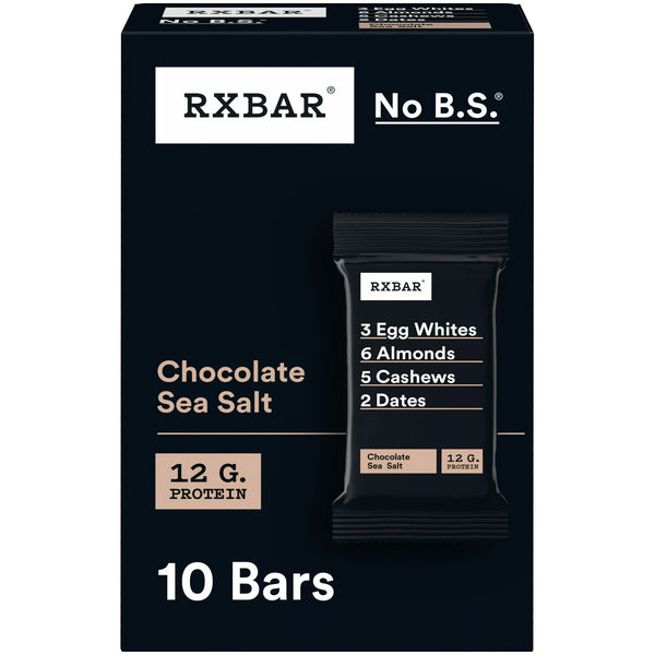 RXBAR Chocolate Sea Salt · Barras de proteína · 10 piezas