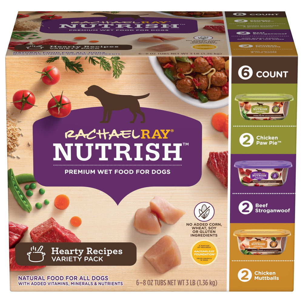Rachael Ray Nutrish Hearty Recipes · Comida húmeda para perros · 1.36 kg