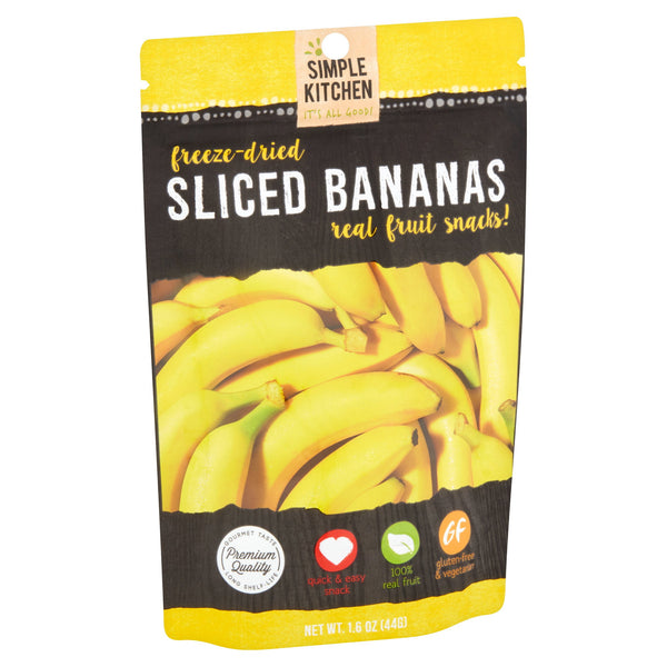 Simple Kitchen Freeze-Dried Sliced Bananas · Fruta seca · 45 g