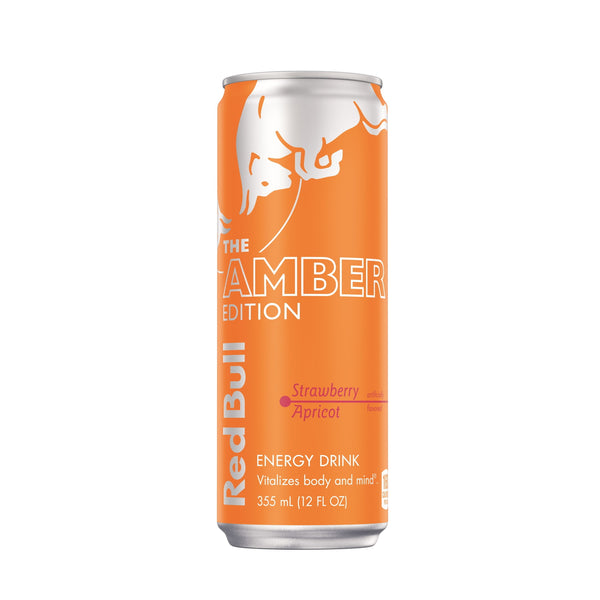 Red Bull Amber Edition Strawberry Apricot · Bebida energética · 355 ml · lata
