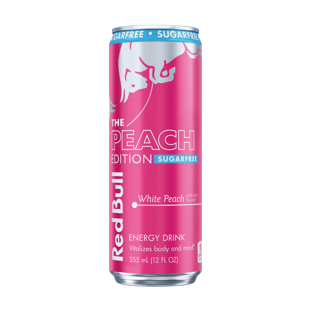 Red Bull Peach Edition Sugarfree White Peach · Bebida energética · 355 ml · lata