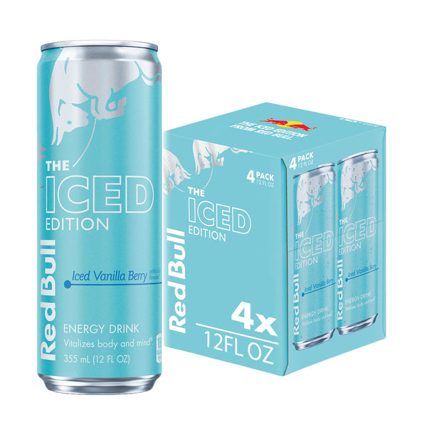 Red Bull Iced Edition · Bebida energética · 4 × 355 ml