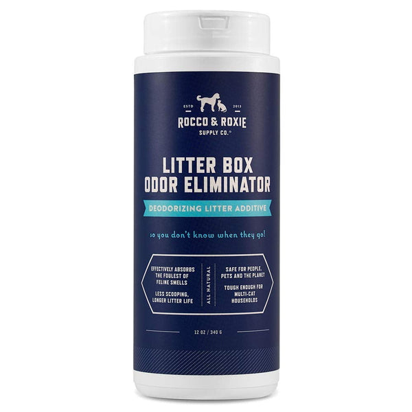 Rocco & Roxie Litter Box Odor Eliminator · Desodorizante para arenero · 340 g