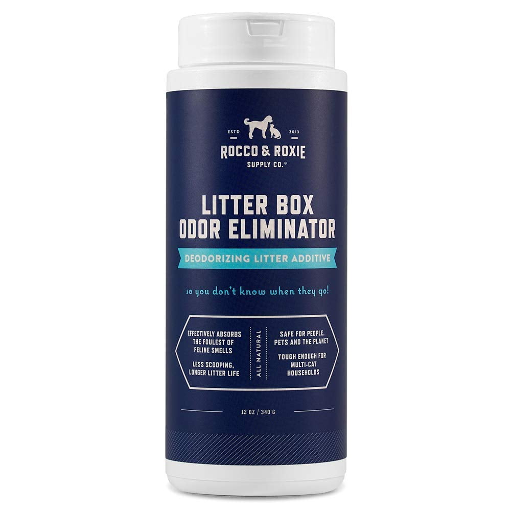 Rocco & Roxie Litter Box Odor Eliminator · Desodorizante para arenero · 340 g