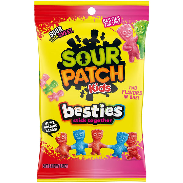SOUR PATCH KIDS Besties 2 s in 1 Soft · Gomitas · 203 g