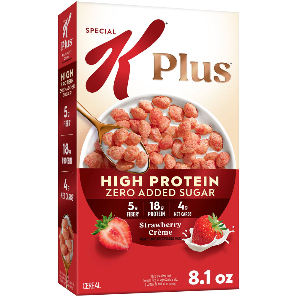 Kellogg's Special K Plus Strawberry Creme High Protein Zero Added Sugar · Cereal · 230 g