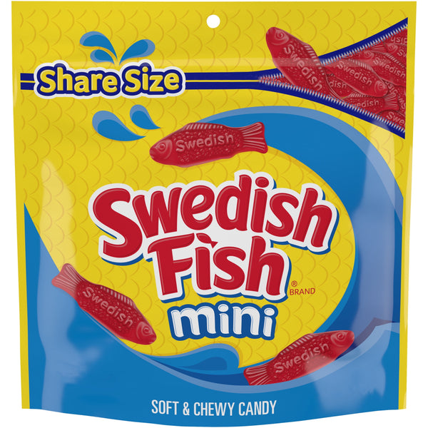 SWEDISH FISH Mini Soft · Gomitas · 340 g · tamaño para compartir
