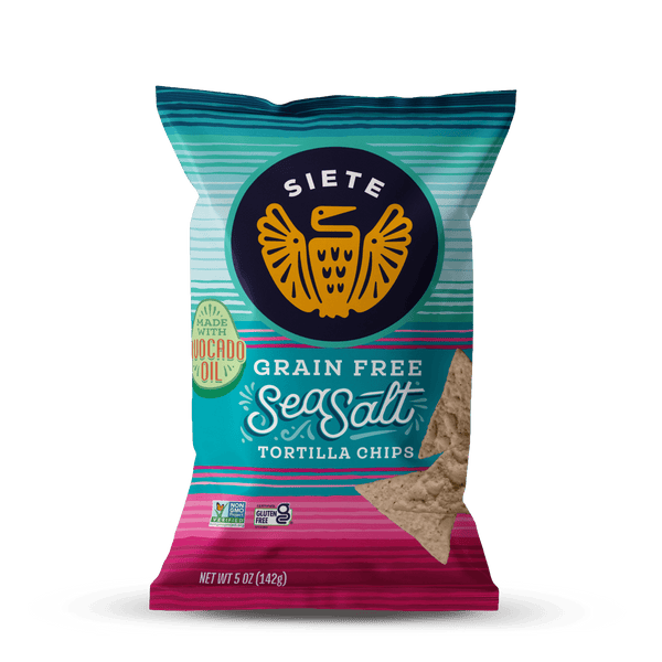 Siete Family Foods Sprinkle of Sea Salt · Totopos · 142 g