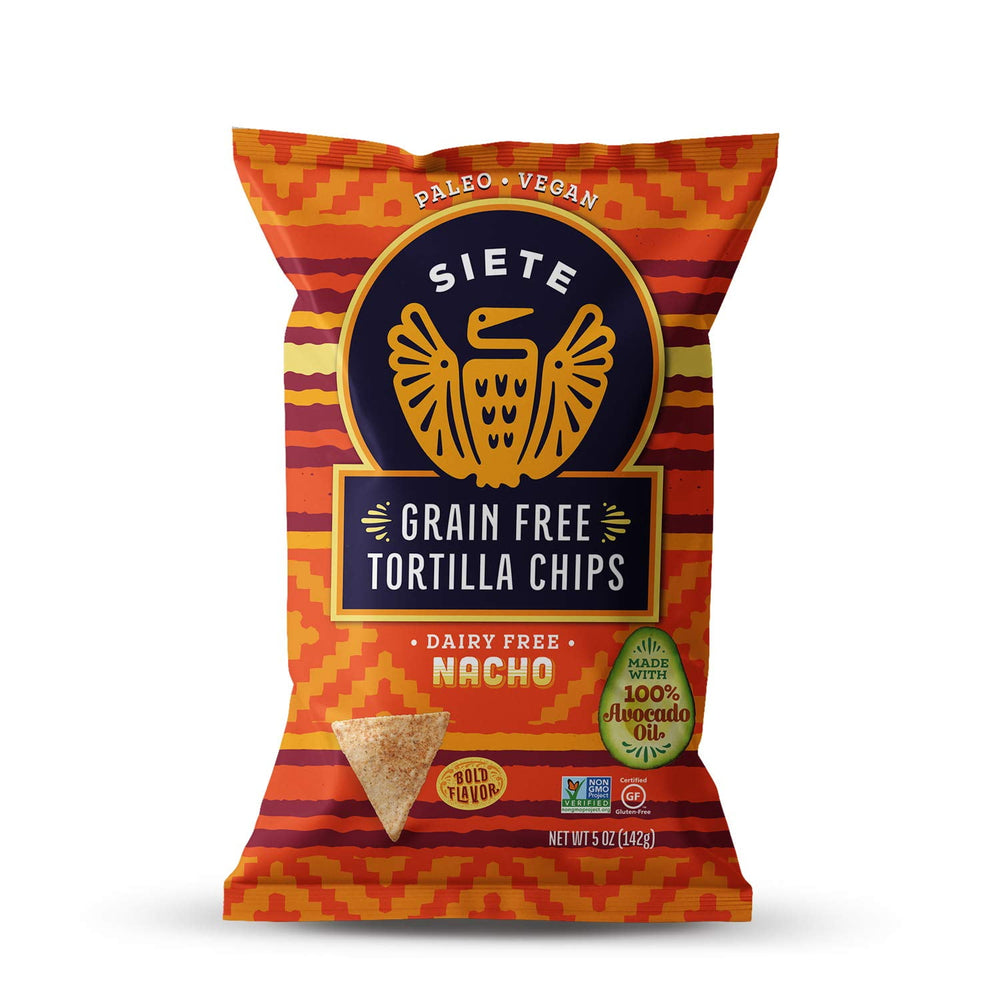 Siete Family Foods Tortilla Chip - Nacho · Totopos · 142 g · bolsa