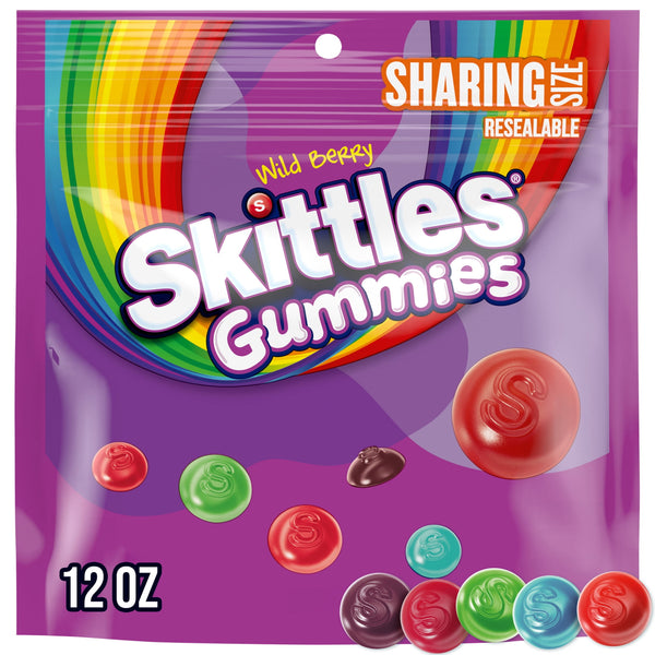 Skittles Wild Berry Sharing · Caramelos · 340 g · bolsa