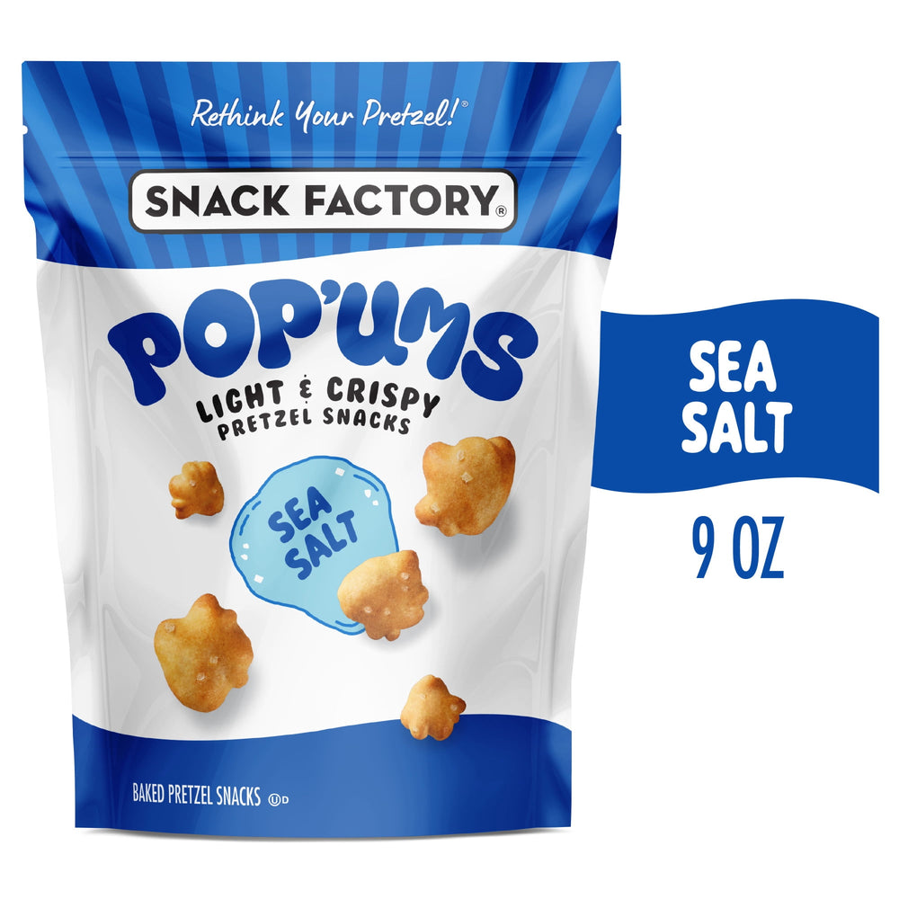 Factory Pop'ums Sea Salt Pretzel · Pretzels · 255 g · bolsa