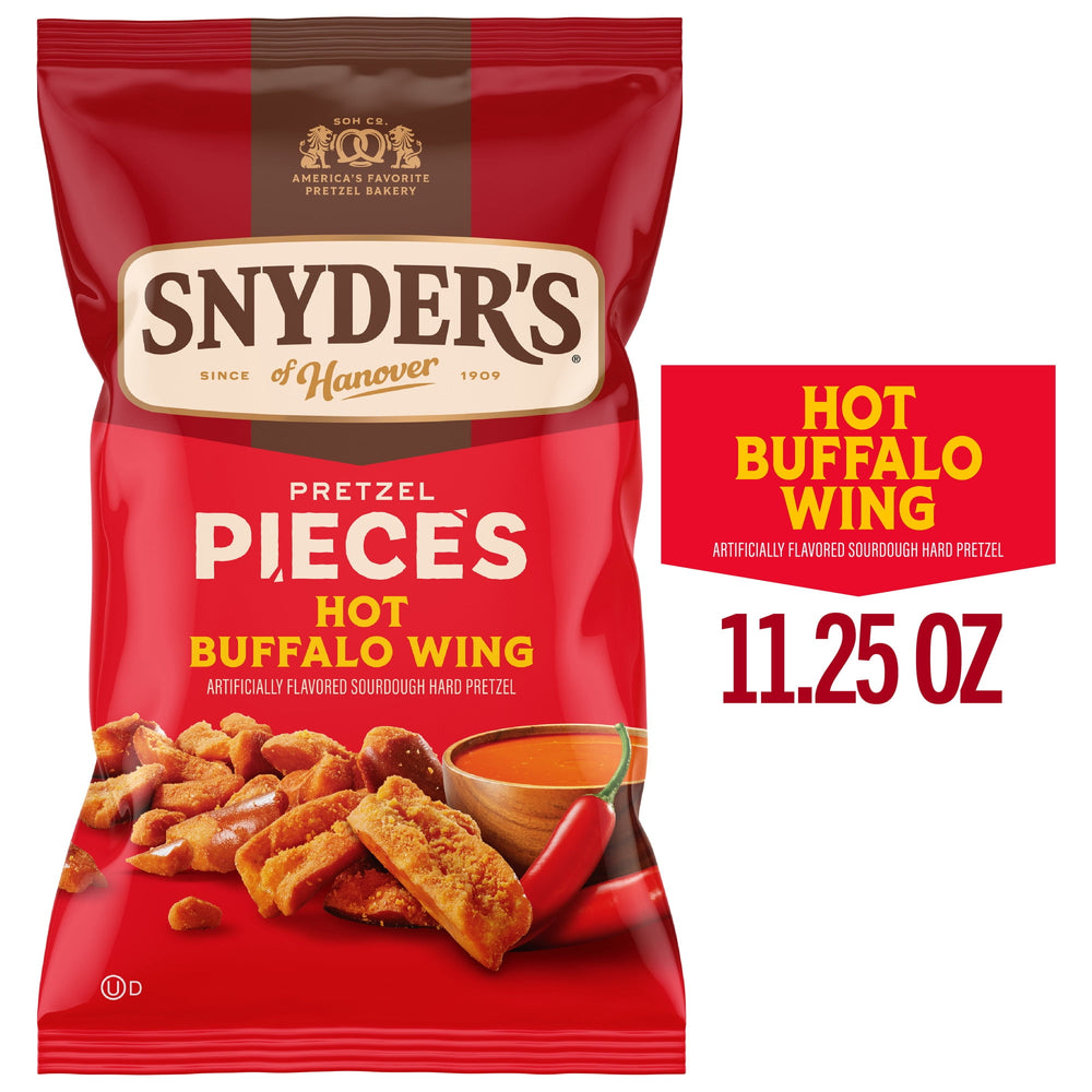 Snyder's of Hanover Hot Buffalo Wing Pretzel Pieces · Pretzels · 319 g · bolsa