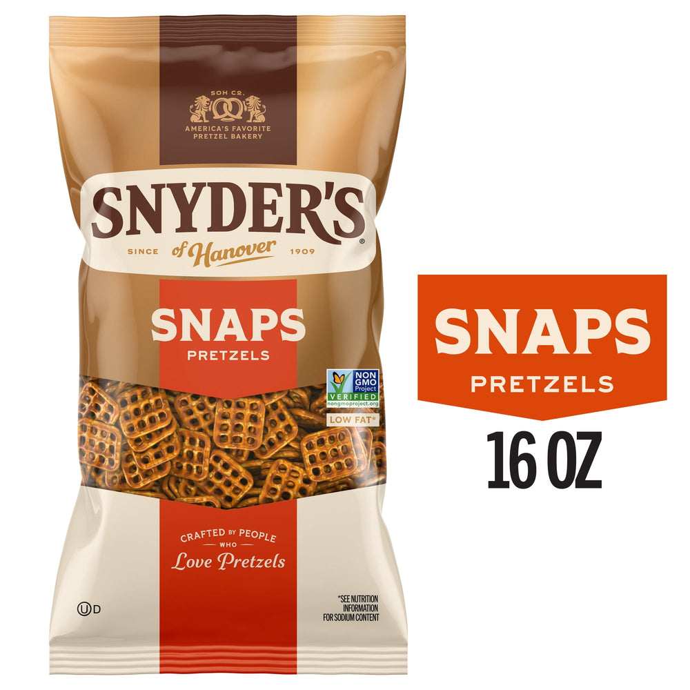 Snyder's of Hanover Snaps · Pretzels · 454 g · bolsa