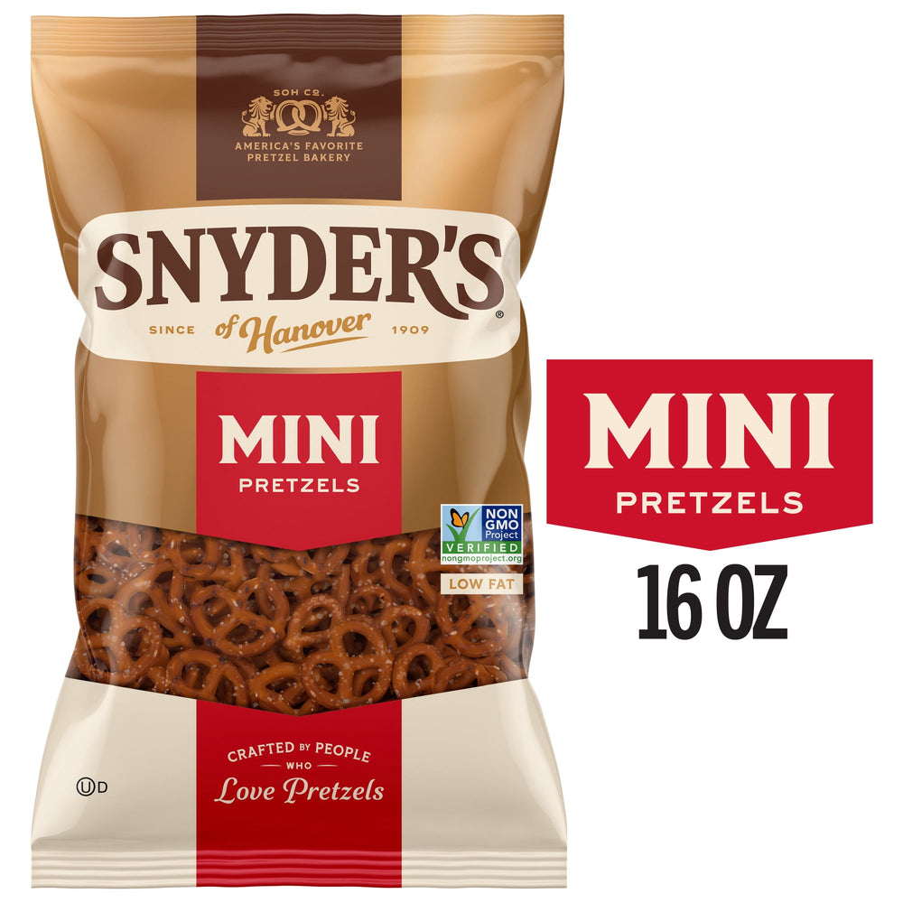 Snyder's of Hanover Mini · Pretzels · 454 g · bolsa