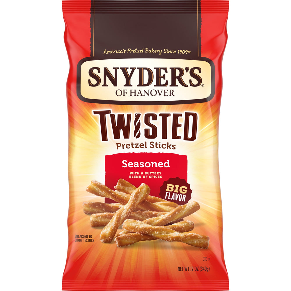 Snyder's of Hanover Seasoned Twisted · Pretzels · 340 g · bolsa