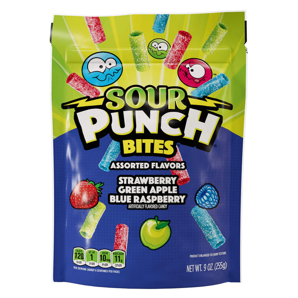 Sour Punch Bites Assorted · Dulce · 255 g · bolsa