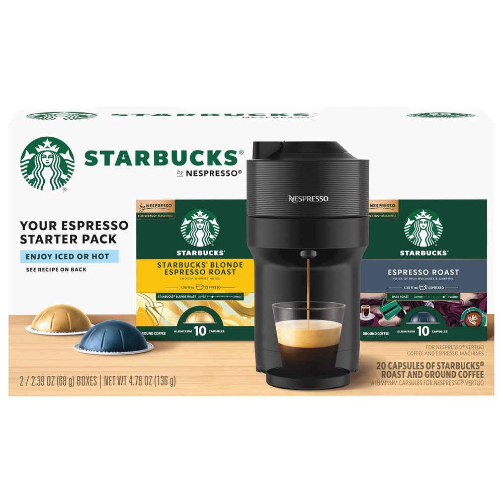 Starbucks Nespresso Vertuo · Cápsulas de café espresso · 20 unidades