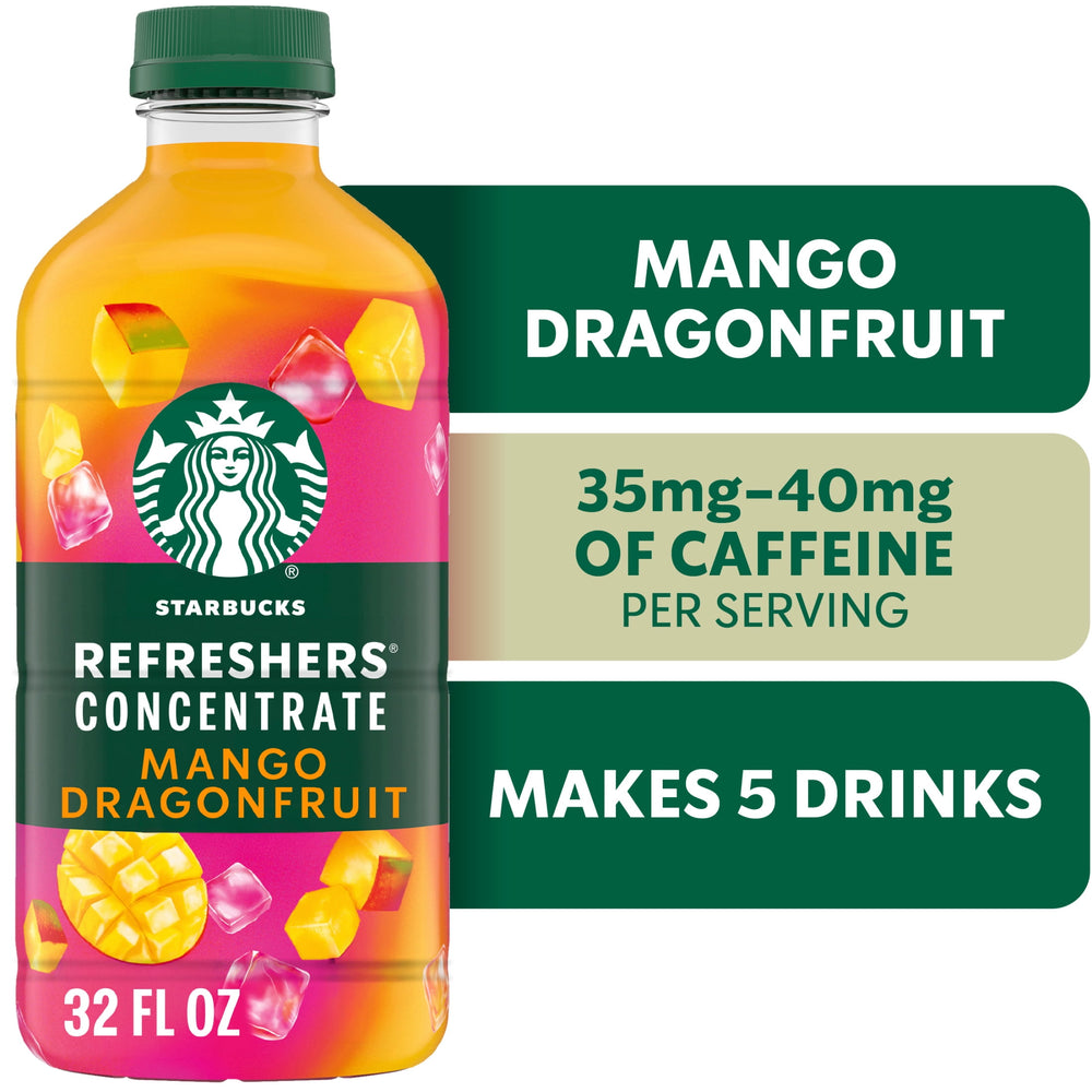 Starbucks Refreshers Concentrate Mango Dragonfruit · Café y cremas · 946 ml