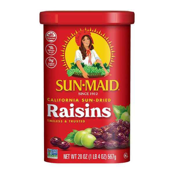 Sun-Maid California Sun-Dried Raisins · Snack salado · 567 g · bote